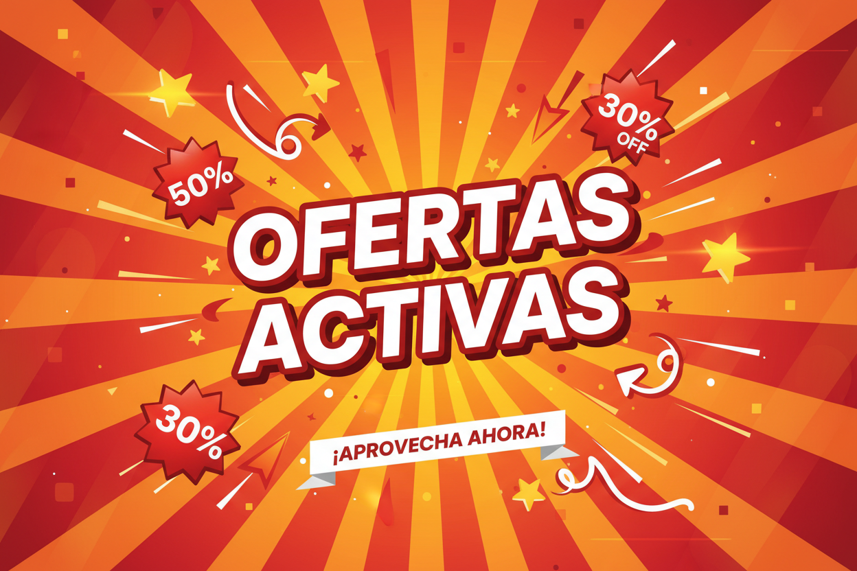 OFERTAS POR TIEMPO LIMITADO 🔥
